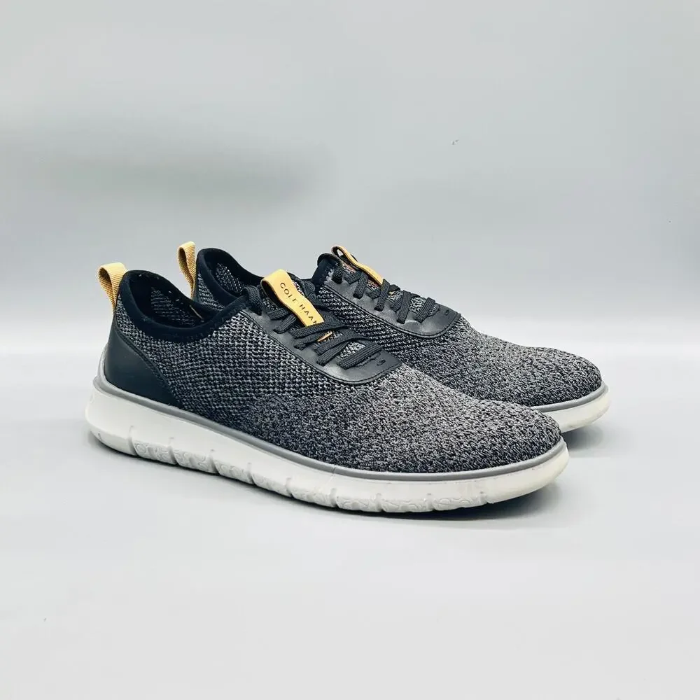 Cole Haan Shoes Men 10.5 Gray Knit Zerogrand Stitchlite Walking Sneakers Comfort